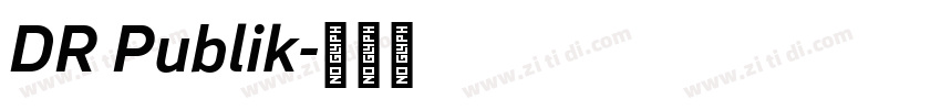 DR Publik字体转换